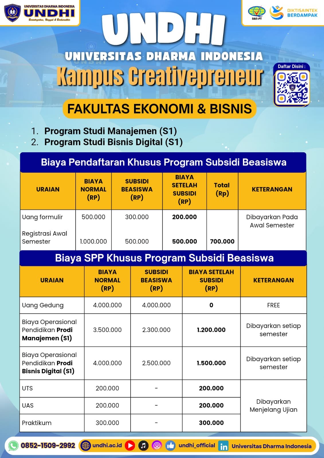 Pengumuman PMB 30 May 2026