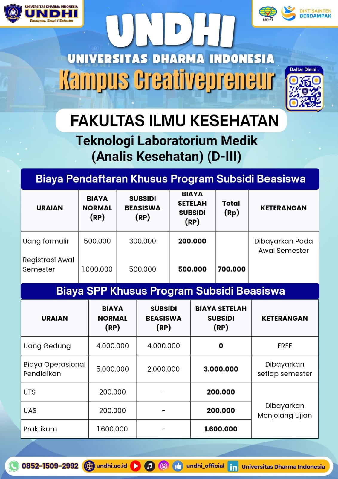 Pengumuman PMB 30 May 2026